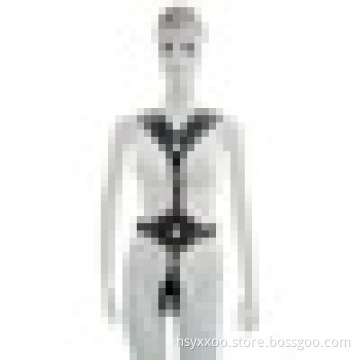 SM sex toys leather Fetish strap on harness Restraint Clothes and underpant Bondage Belt Sex Slave Roleplay